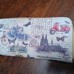 Safon SL skinny wallet European themed